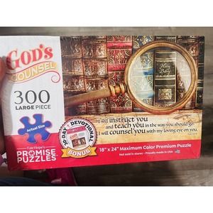 New Fair Hope God's Counsel 300 Large Piece Jigsaw Puzzle 18x24 Sealed NIB